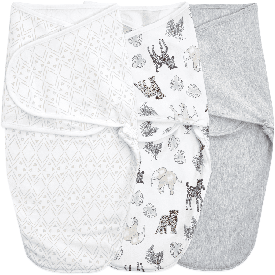 aden + anais™ essentials easy swaddle™ Wickel-Pucktuch 3er-Pack toile 0-3 Monate