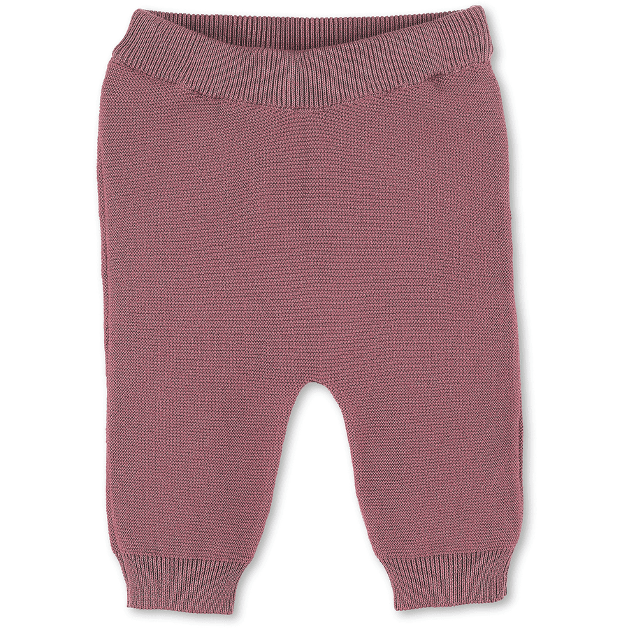 Sterntaler Pantalon en tricot cœur rose