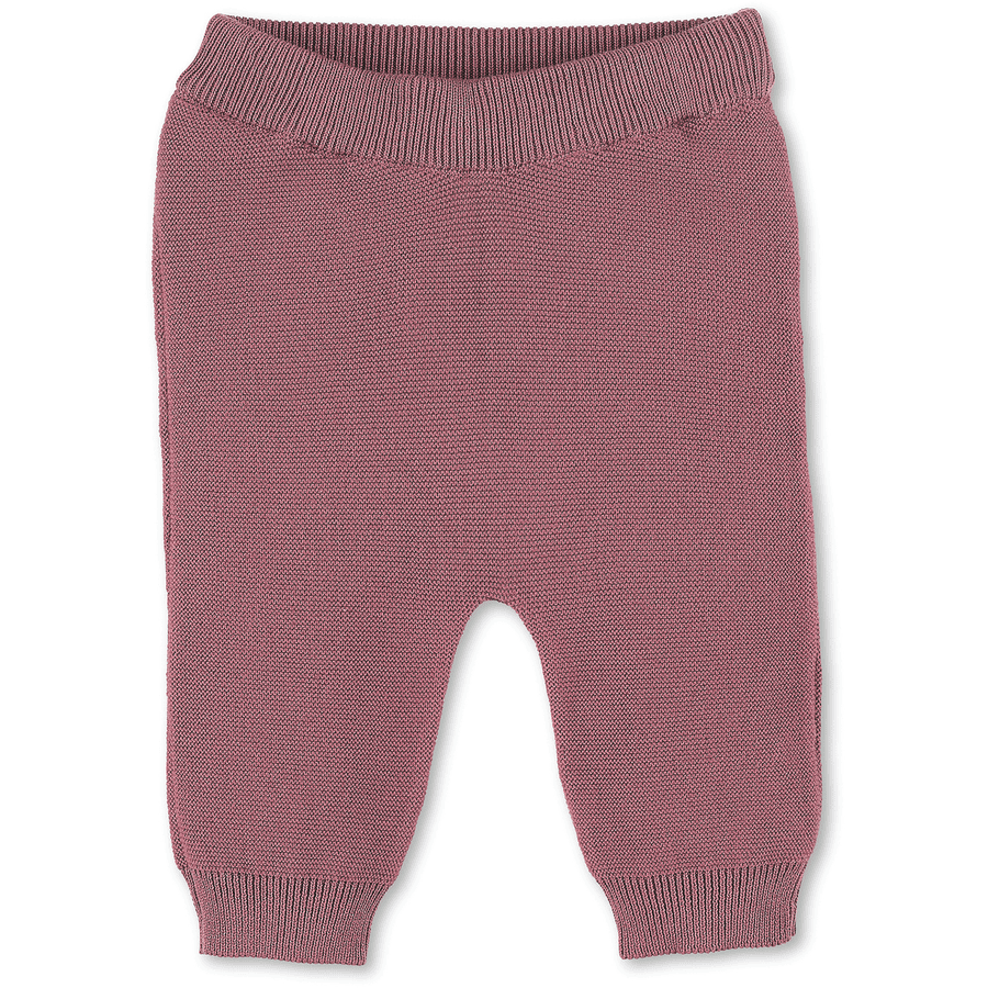 Sterntaler Pantaloni a maglia cuore rosa