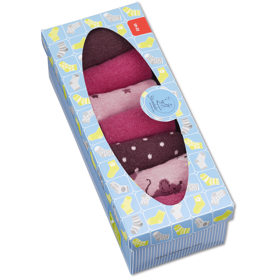 Sterntaler Ponožky 7-pack růžové 