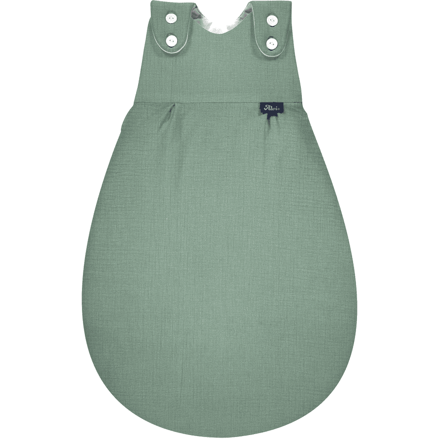Alvi ® 4-Seasons Baby-Mäxchen torba zewnętrzna Mull granitowa zieleń