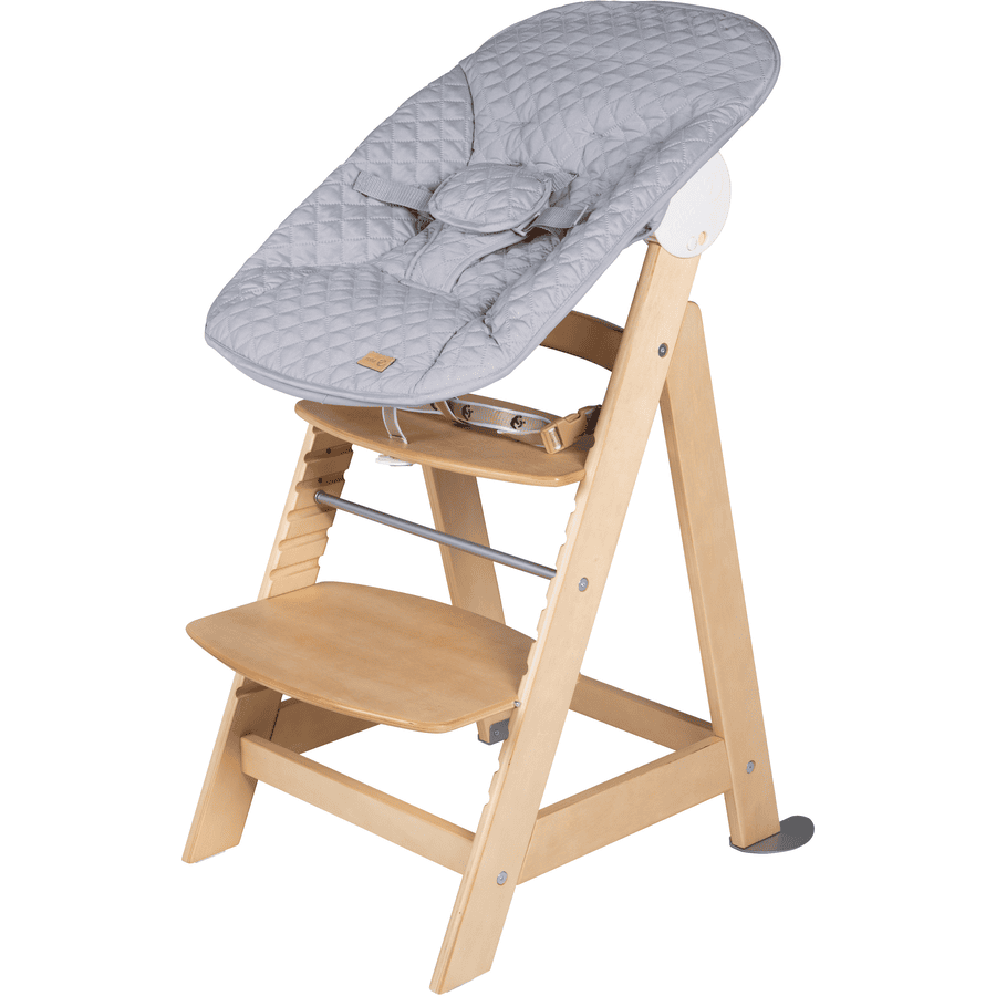 Accommodatie Gehakt Nog steeds roba kinderstoel Born Up naturel Set 2-in-1 incl. wipstoeltje Style grijs |  pinkorblue.nl