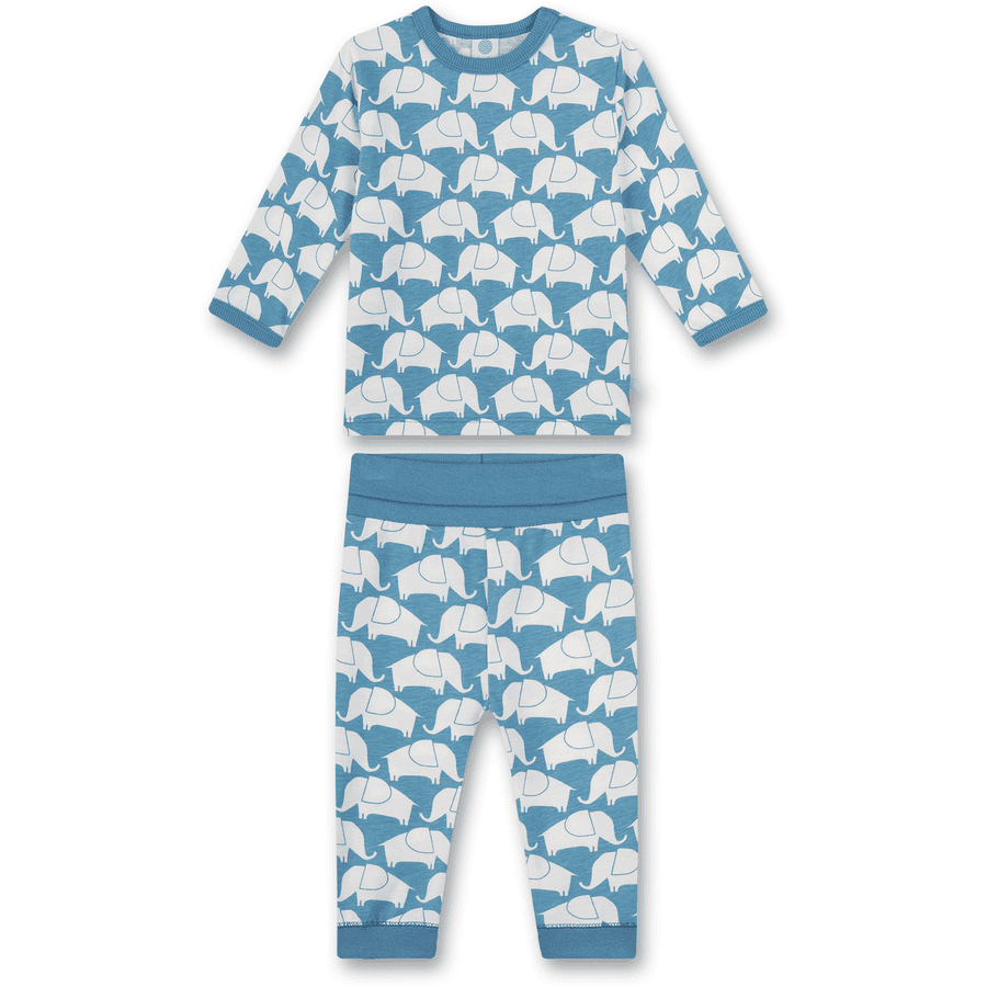 Sanetta Pyjama éléphant turquoise