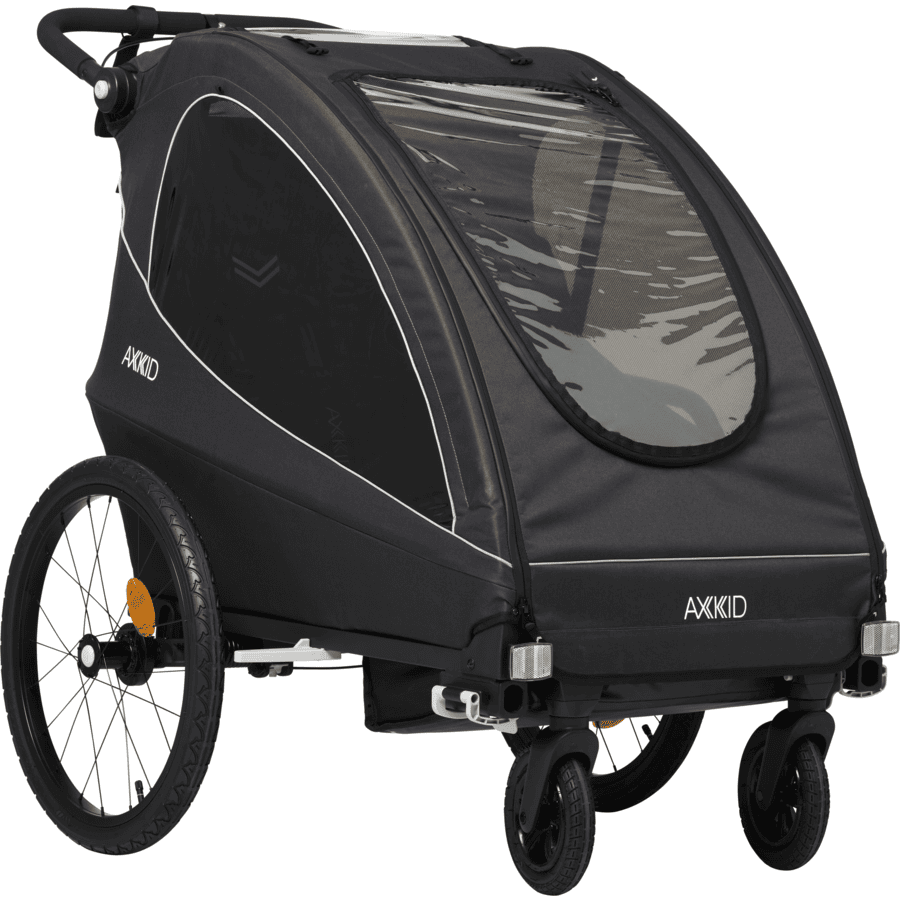 AXKID Remolque para bicicleta Grand Tour black 