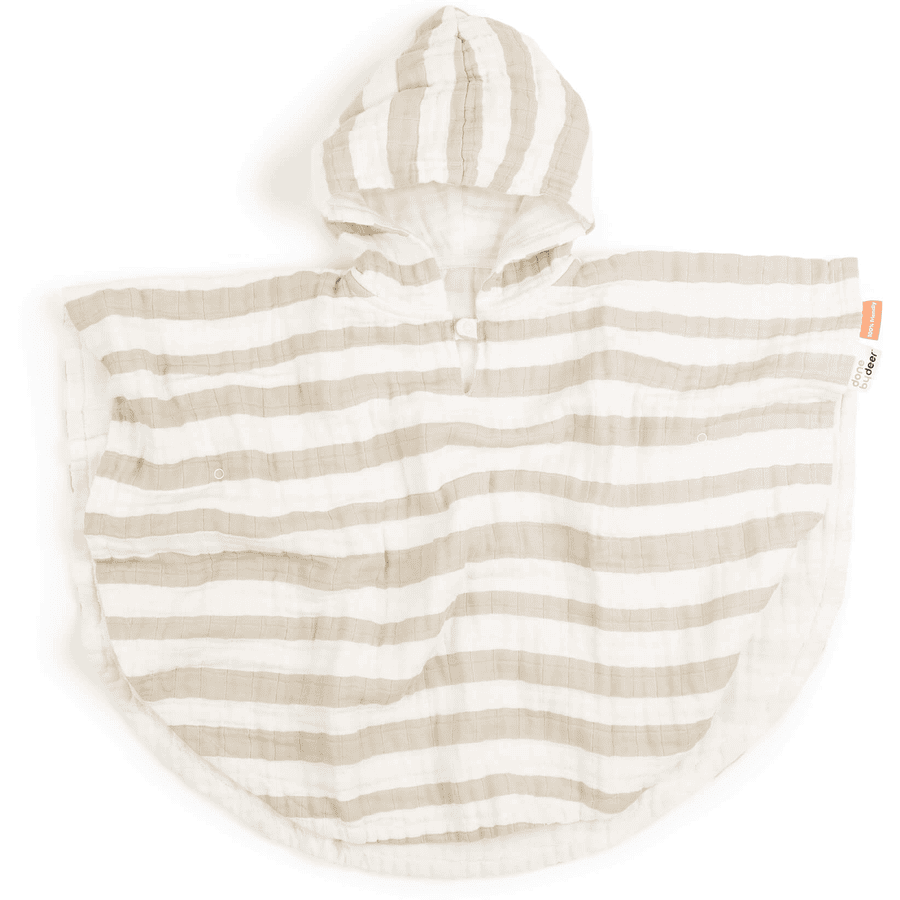 Done by Deer ™ Badeponcho Stripes Sand 