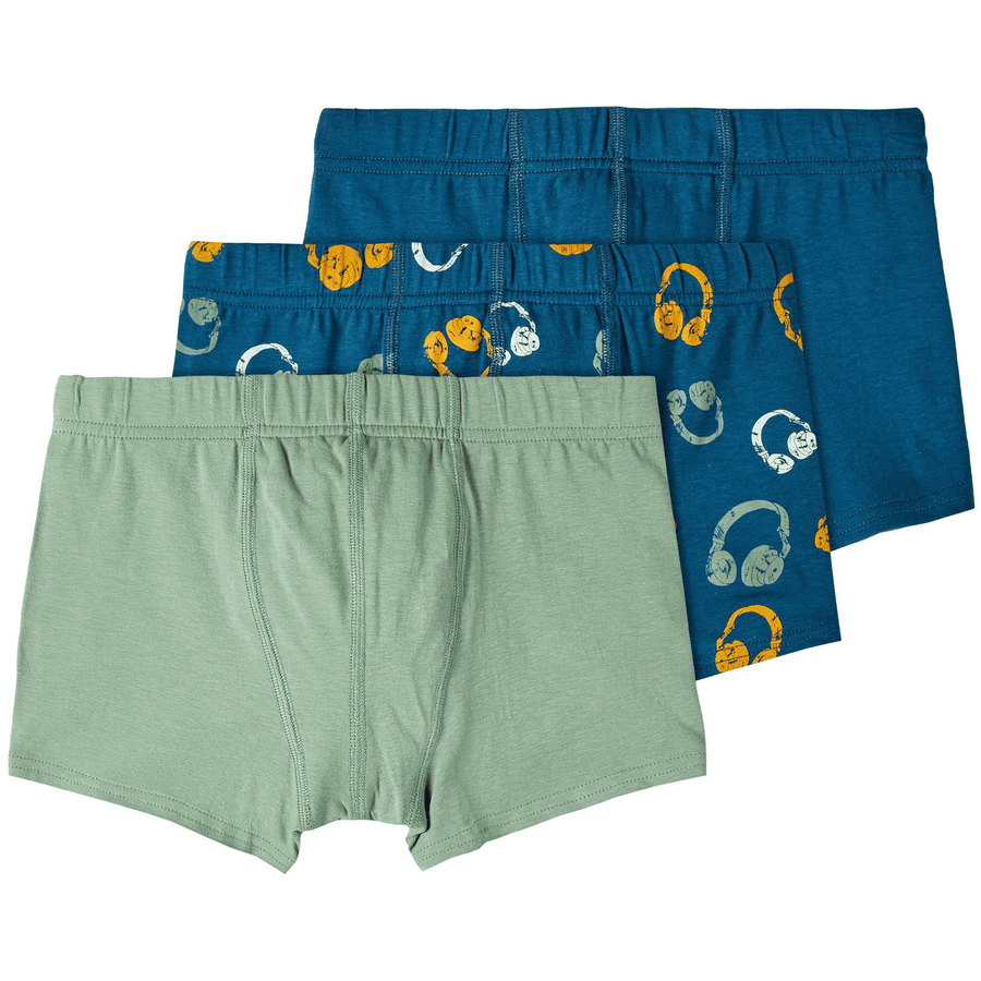 name it Boxer shorts 3-pack Hedge Green 