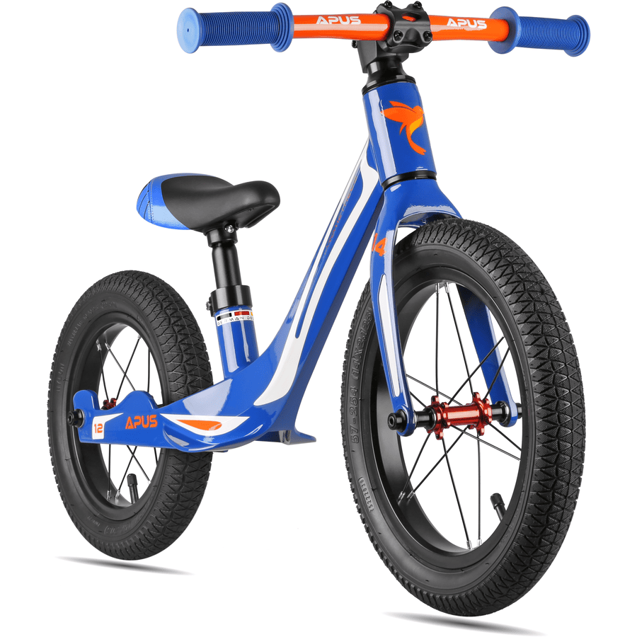PROMETHEUS BICYCLES® Kinderlaufrad 14/12", Blau, Modell APUS