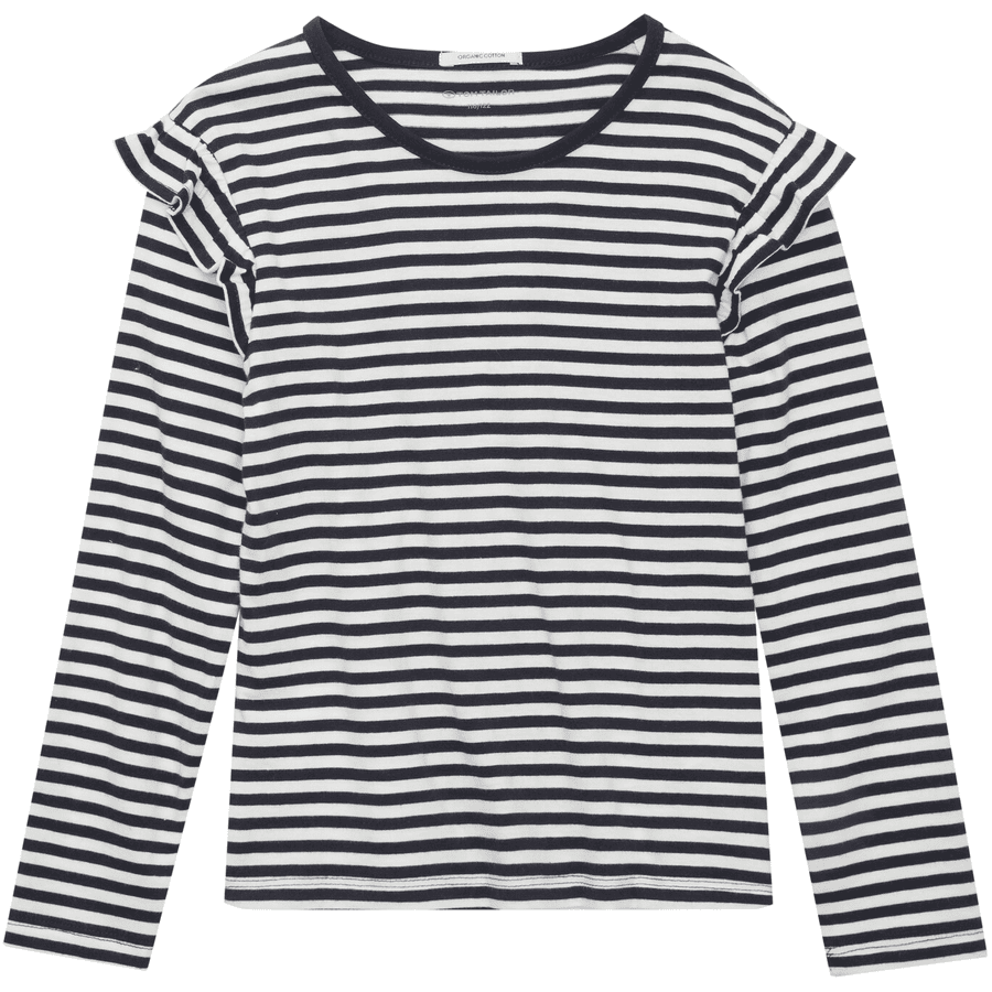 TOM TAILOR Langærmet skjorte uden ærmer white navy