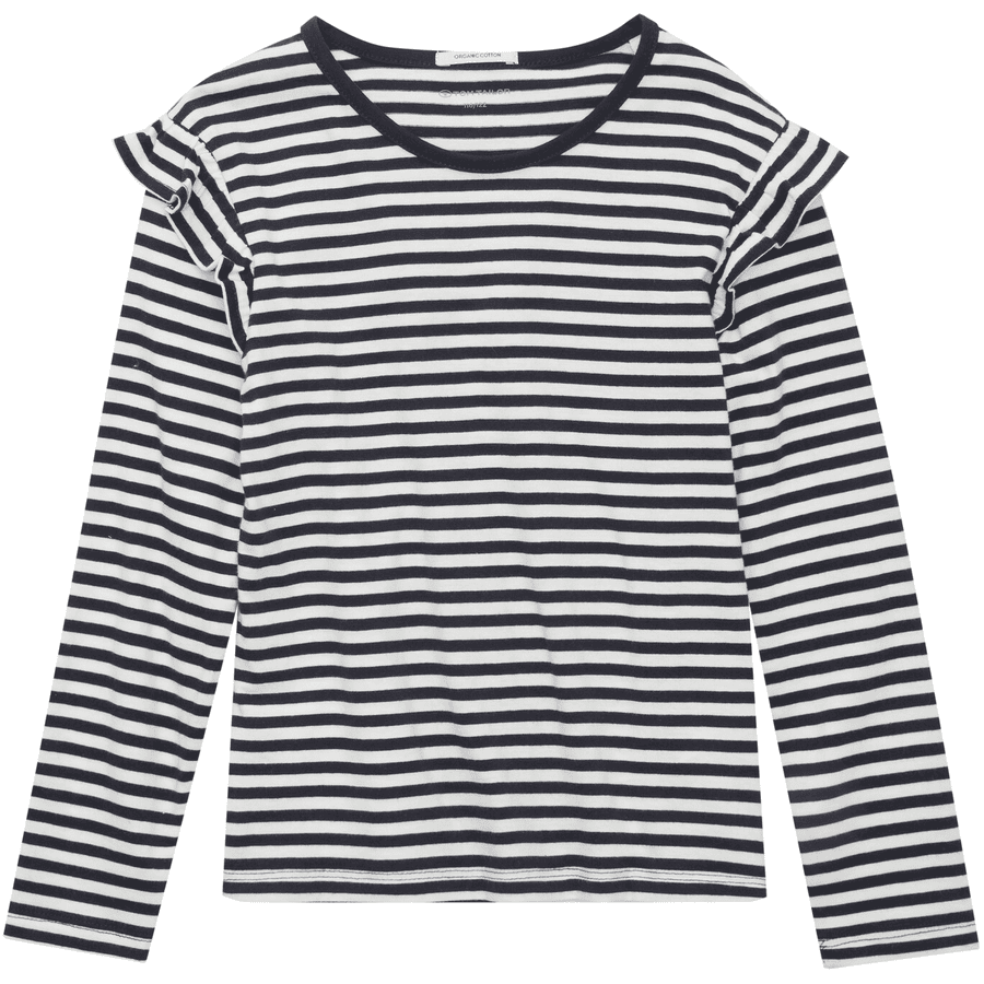 TOM TAILOR T-shirt à manches longues off white navy
