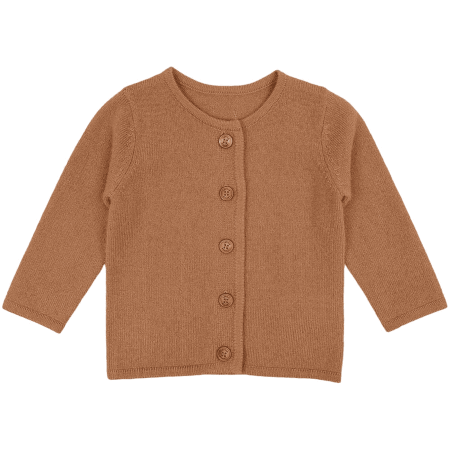 LITTLE Giacca in cashmere cognac