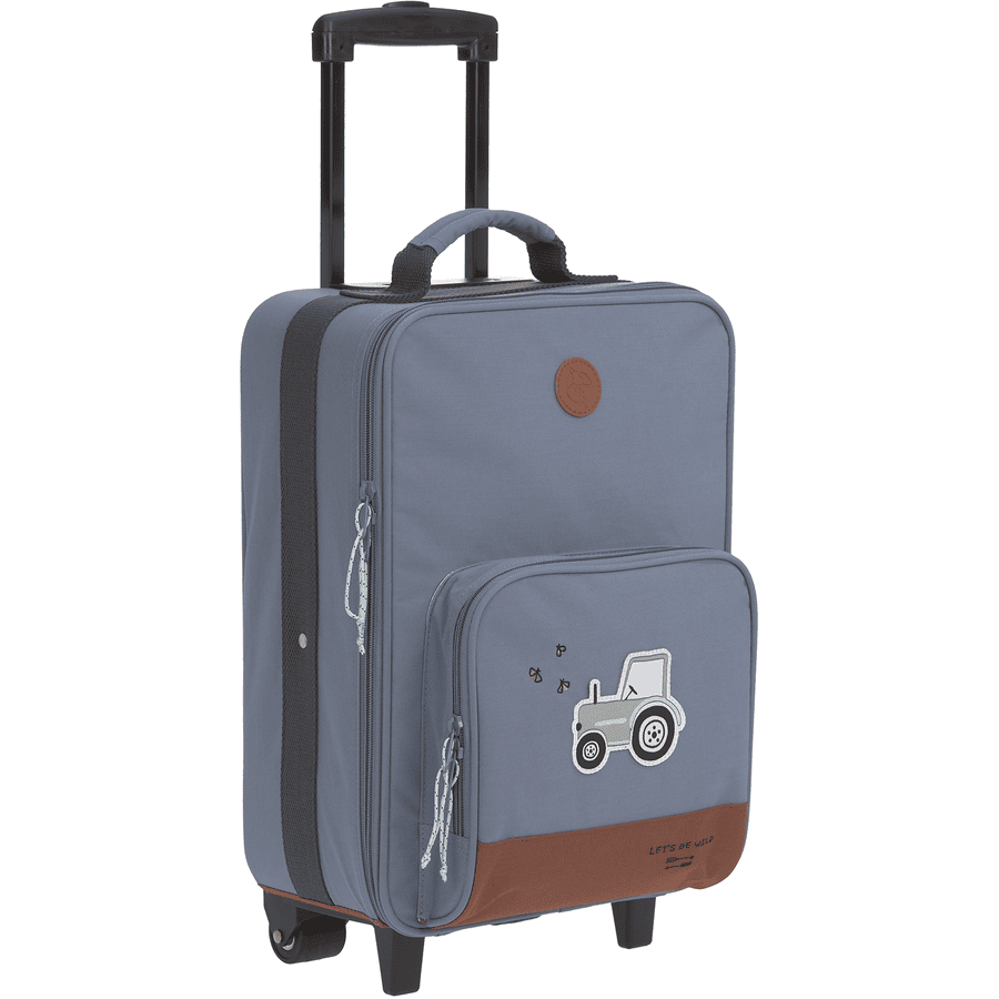 LÄSSIG Valise à roulettes enfant Adventure tracteur