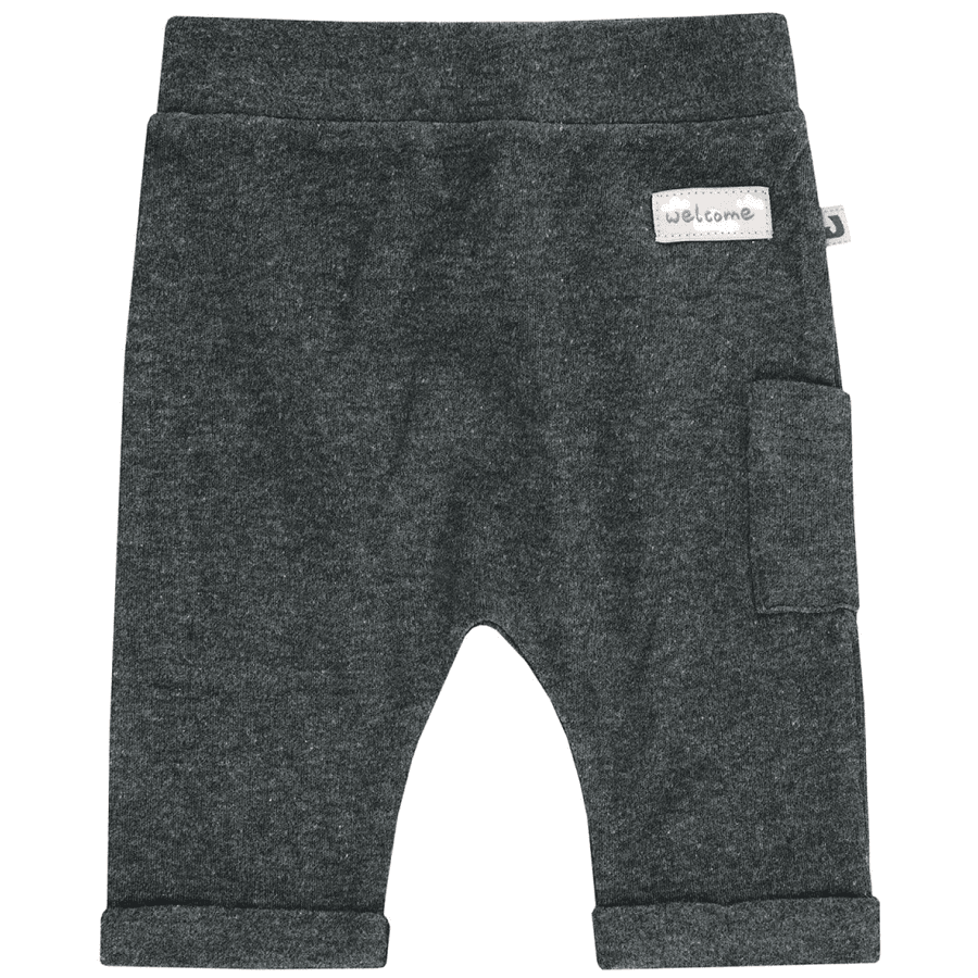 JACKY Pantalones de lama con bolsillo antracita/gris claro 