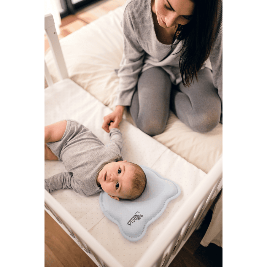KOALA BABYCARE® Cuscino per neonati da 0 mesi azzurro