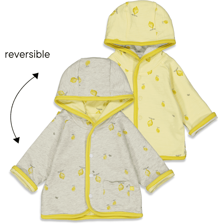 Feetje Veste réversible Lemon s Gris Mélange