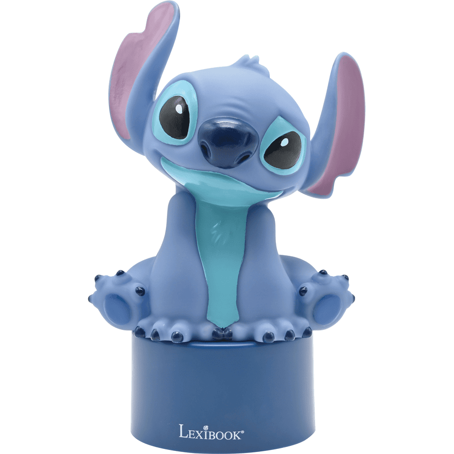 LEXIBOOK Luz nocturna Disney Stitch con altavoz integrado