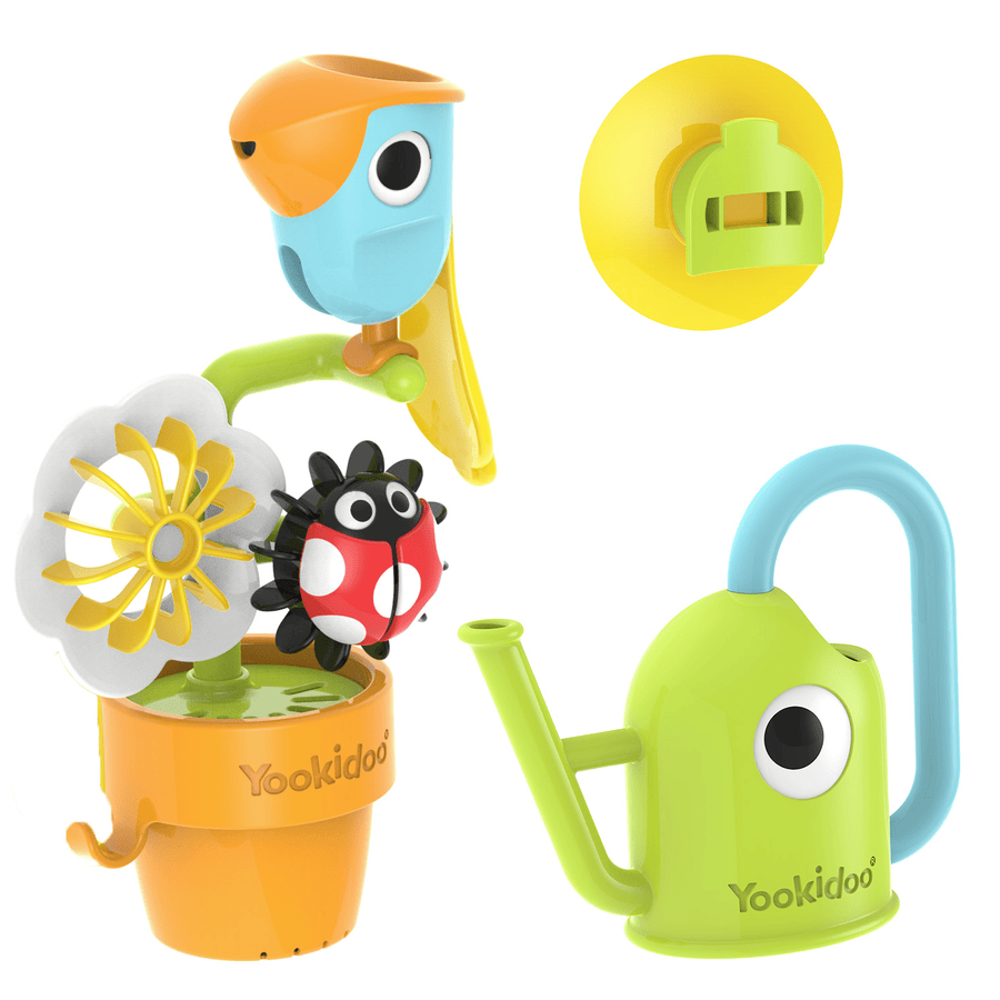 Yookidoo® badekar spill blomsterpotte med fugl