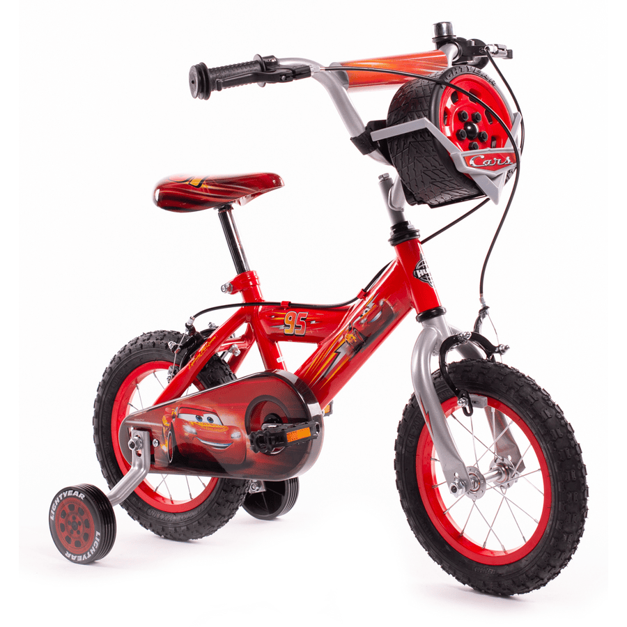 Huffy Bicicleta infantil Disney Cars 12 pulgadas Rojo