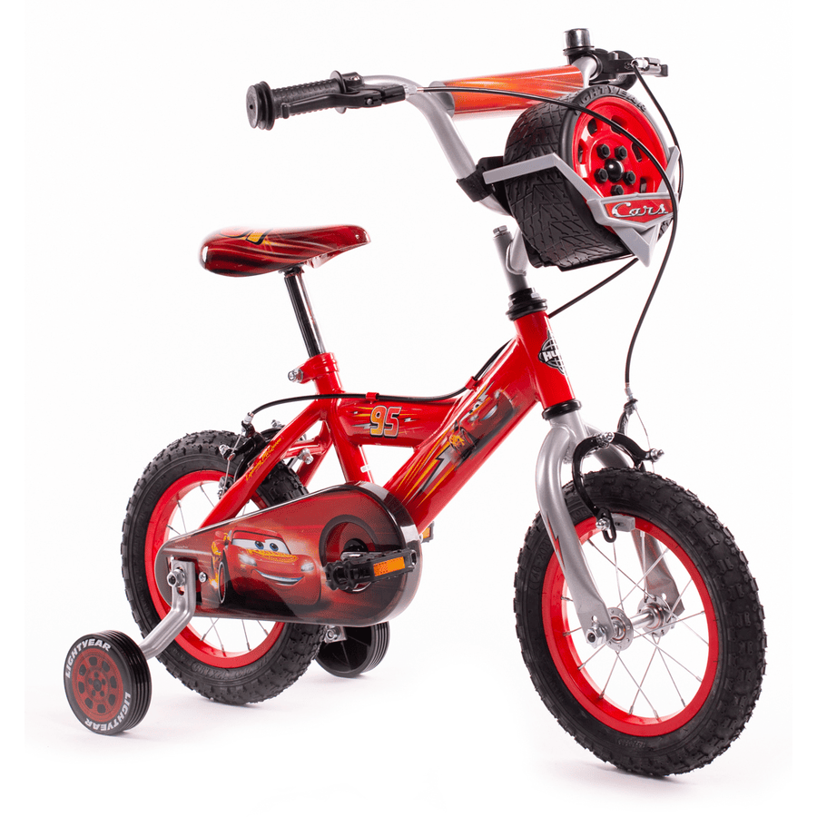 Omgekeerde schommel Kikker Huffy Fiets Disney Cars 12 inch, Rood | pinkorblue.nl