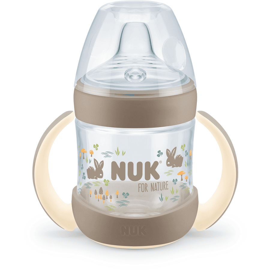 NUK Trinklernflasche NUK for Nature, 150ml, braun