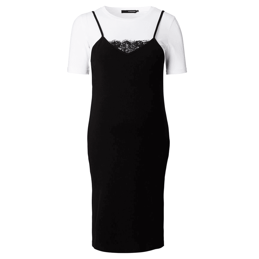 SUPERMOM Sukienka ciążowa Lace Black