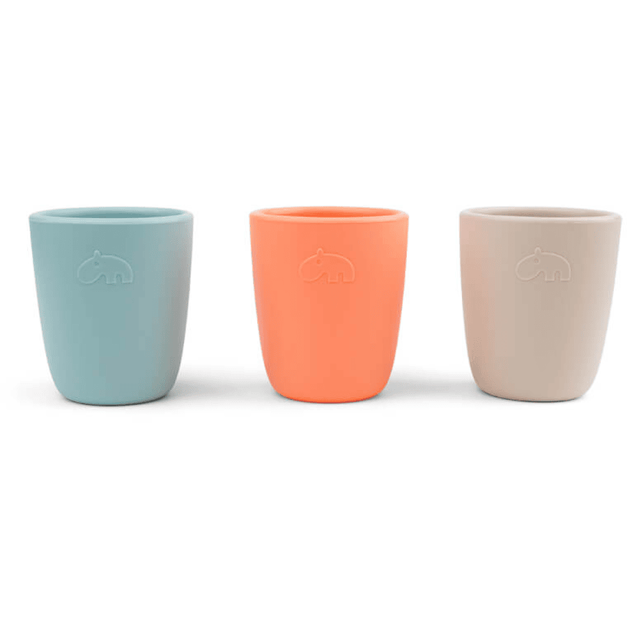 Done by Deer ™ Drinkbeker mini kleurenmix, silicone 3-pack 