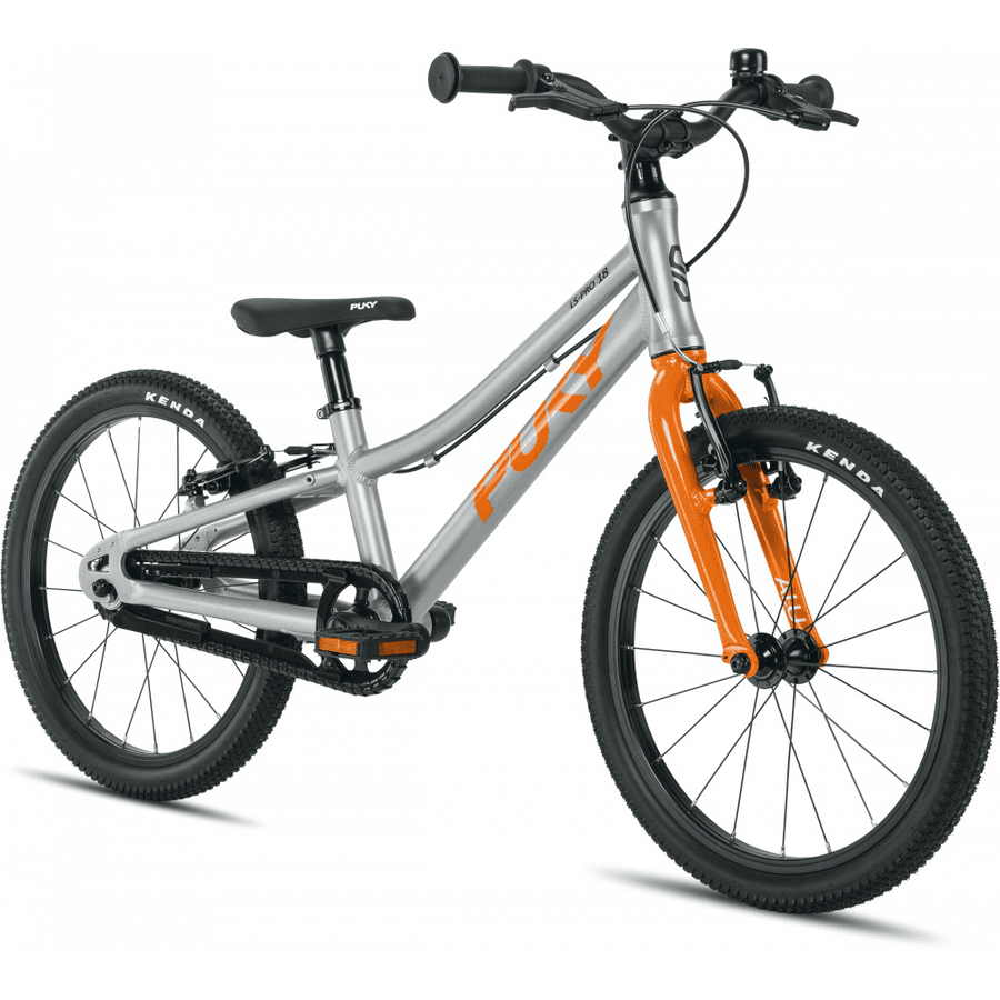 PUKY ® Bicycle LS-PRO 18-1 aluminium, silver/ orange 
