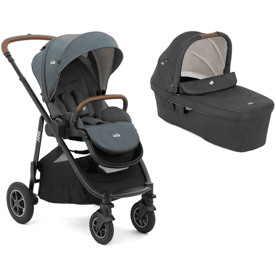 Joie  Kinderwagen Versatrax Lagoon inkl.  Babywanne Ramble XL Shale 2024