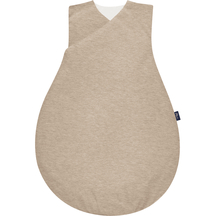 Alvi ® Baby wrap Jersey beige pinkorblue.nl