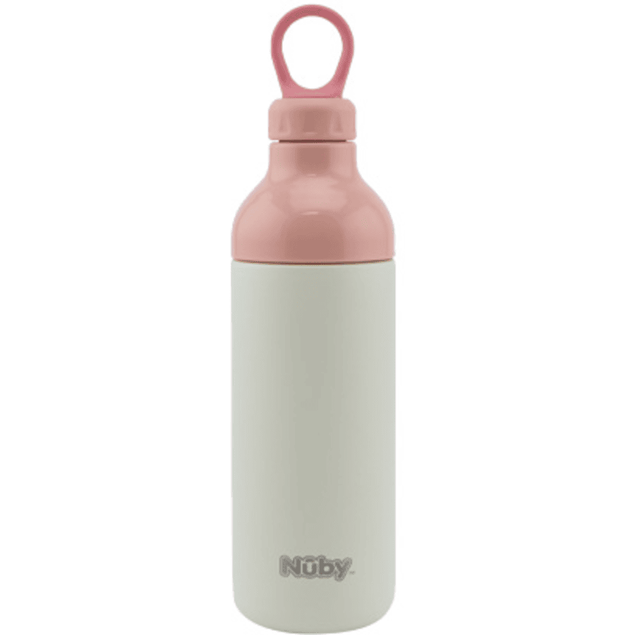 Gourde Nûby Free Flow acier inoxydable 600ml 4 ans et 