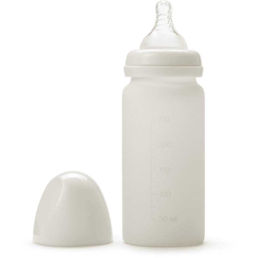 Elodie Babyflasche aus Glas 250 ml, Vanilla White