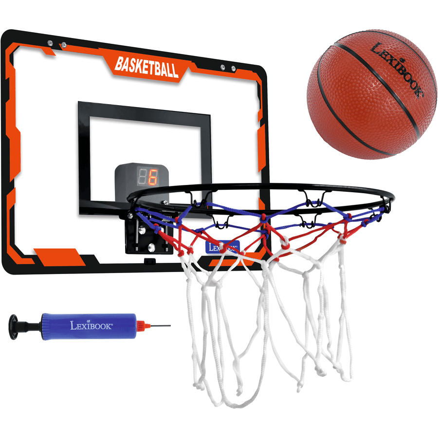 LEXIBOOK Basketballkurv med resultattavle 450x300mm