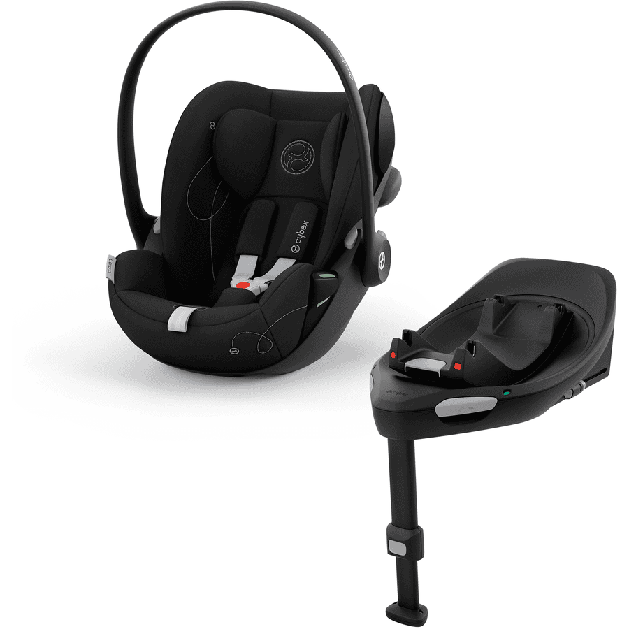 cybex GOLD Ovetto Cloud G i-Size Moon Black con base isofix Base G