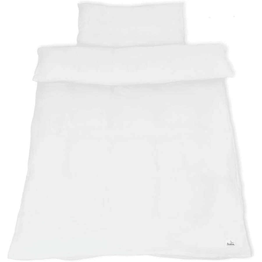 Pinolino Parure de lit enfant mousseline blanc 100x135 cm