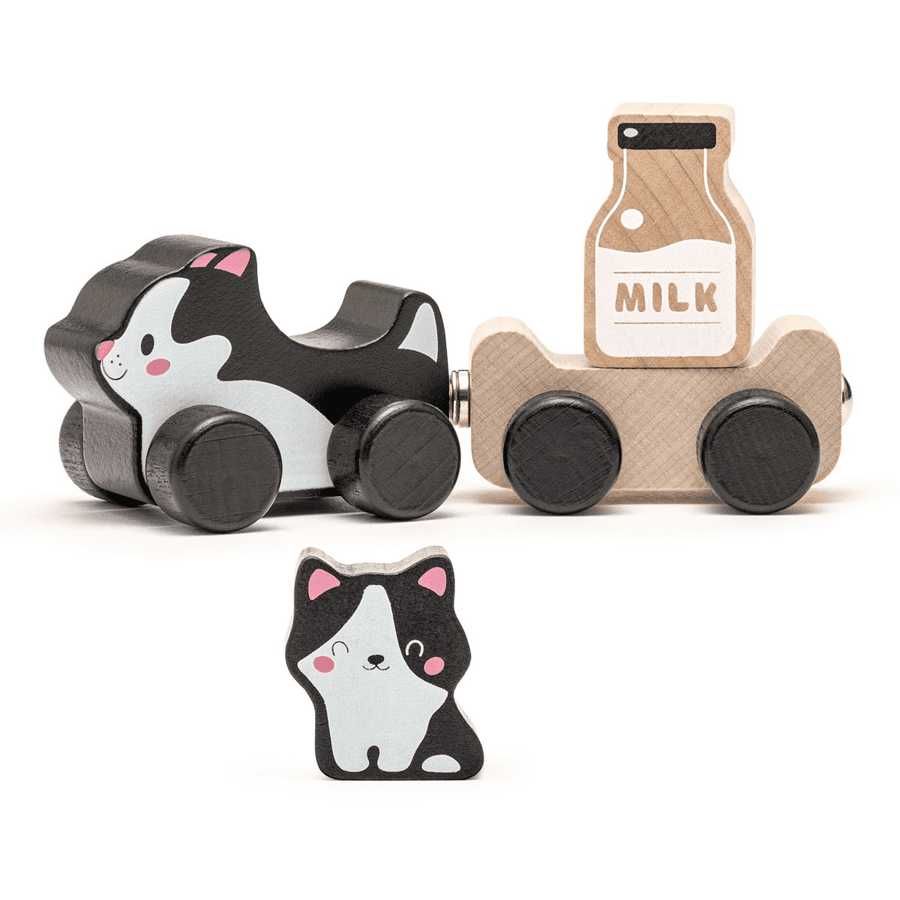 Cubika Toys Zabawka drewniana "Sprytny kotek