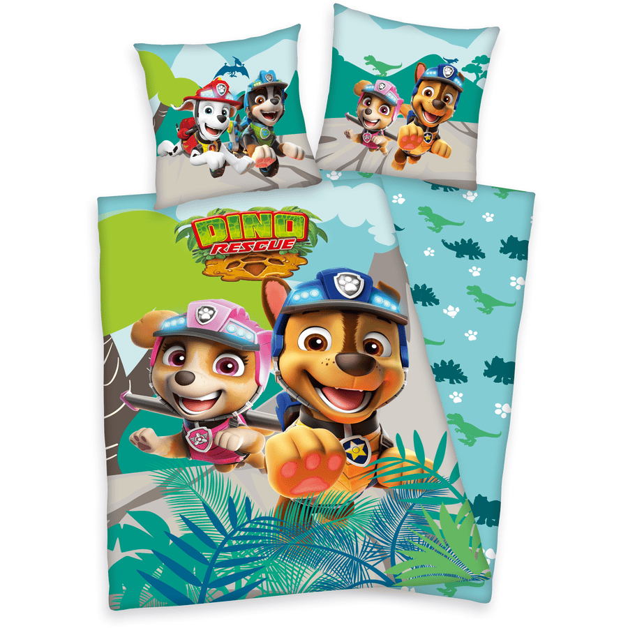 Herding Sängkläder Paw Patrol Dino Rescue 135 x 200 cm