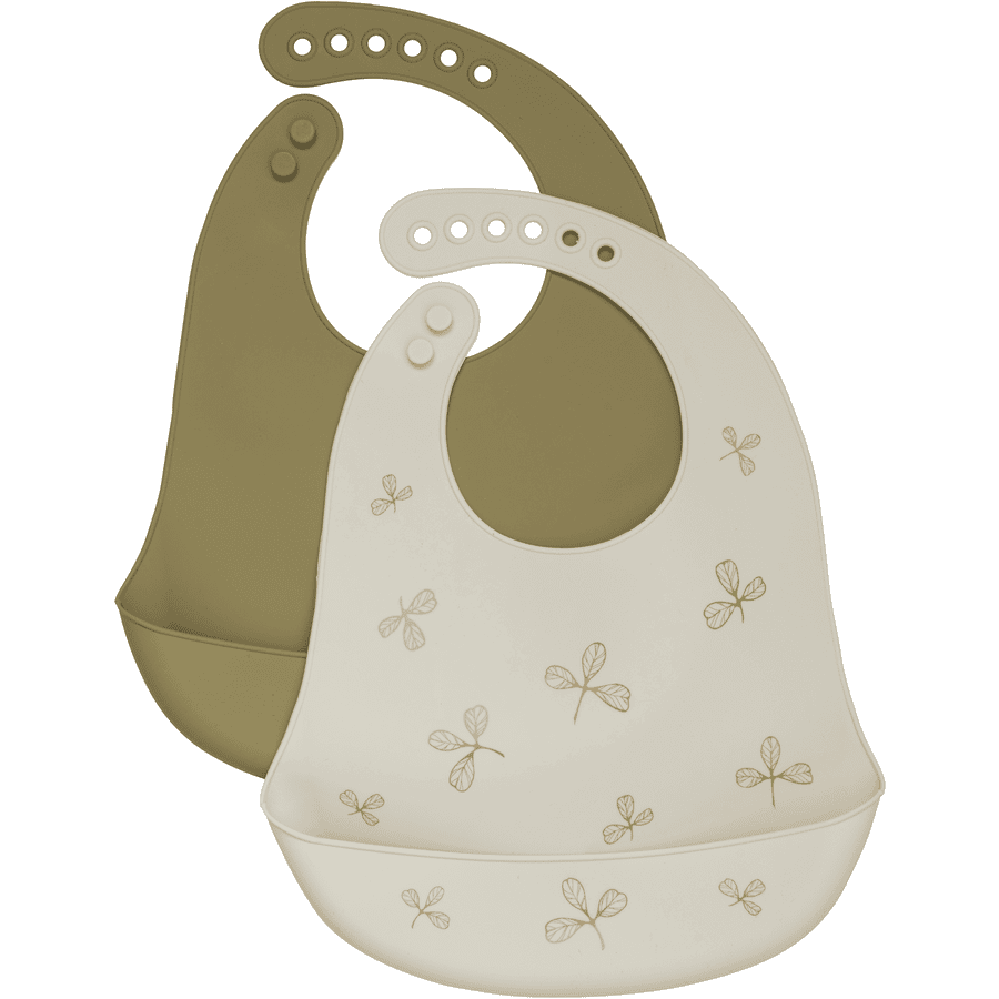 CeLaVi Silikone bib 2 pak Khaki