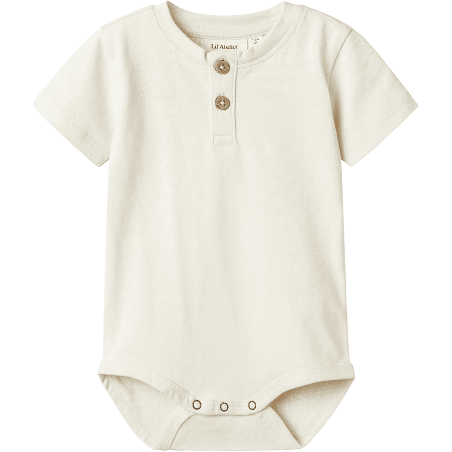 Lil'Atelier Kurzarmbody Nbmdolan Turtledove