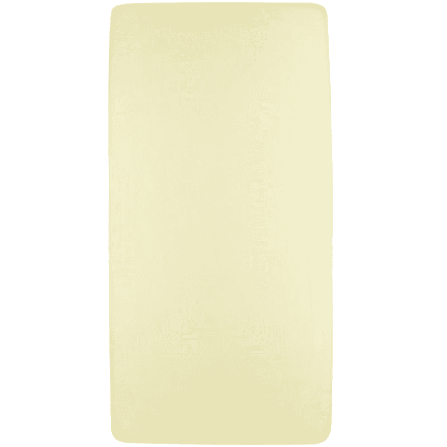 Meyco Jersey Spannbettlaken Soft Yellow 60 x 120 cm