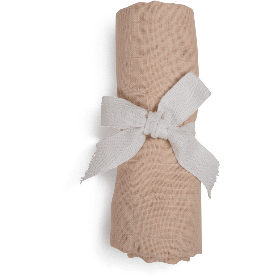 Filibabba  Musselindetørklæde - elfenbensfarvet Cream 