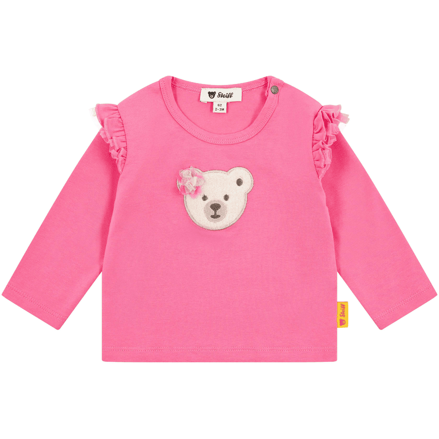 Steiff  T-Shirt langarm Hot Pink