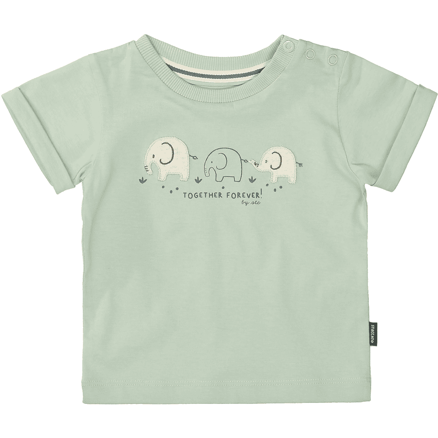 STACCATO T-Shirt dark mint 
