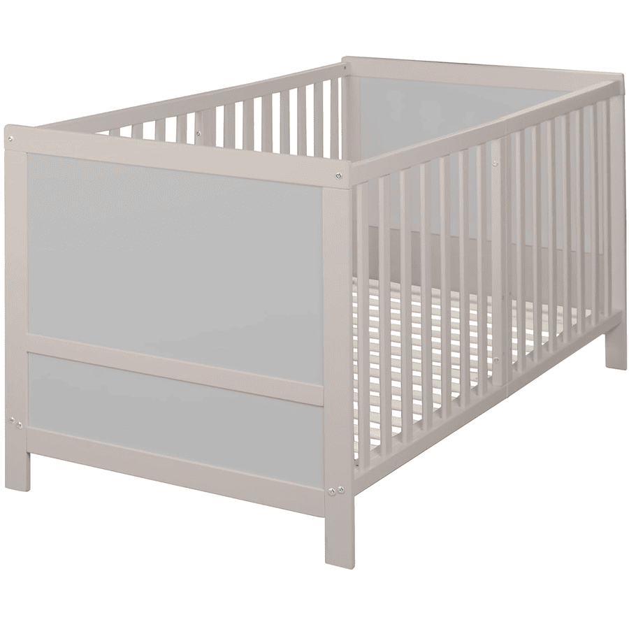 roba Lit enfant évolutif EASY SLEEP bois gris naturel 70x140 cm