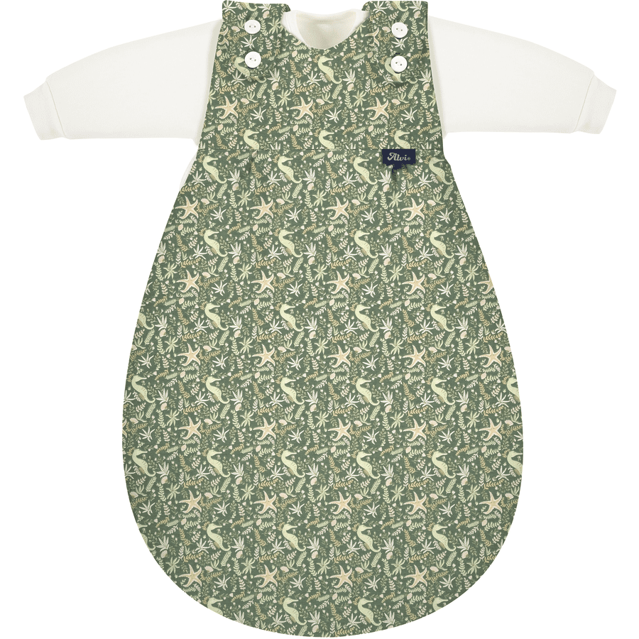Alvi® Baby Bunting® Unipussi 3-osainen vedenalainen maailma vihreä/beige
