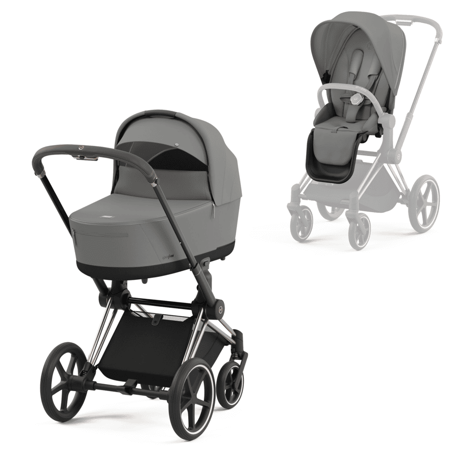 cybex PLATINUM Kombikinderwagen New Priam Priam Rosegold Mirage Grey