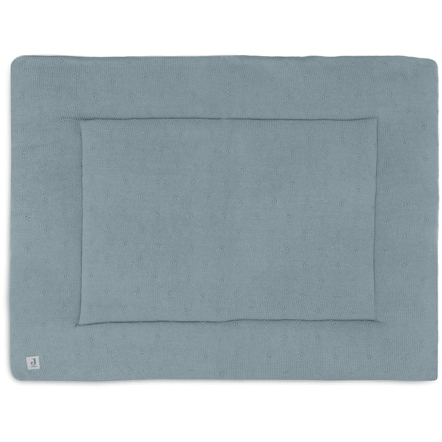 jollein Green Koc do raczkowania Cosy Knit Sea 75 x 95 cm