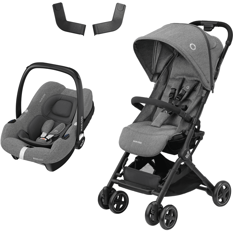 MAXI COSI Buggy Lara² Select Grey incl. Autostoel CabrioFix i-Size Select Grey en Adapter