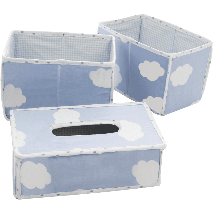 roba Organizer 3-pack blue cloud 