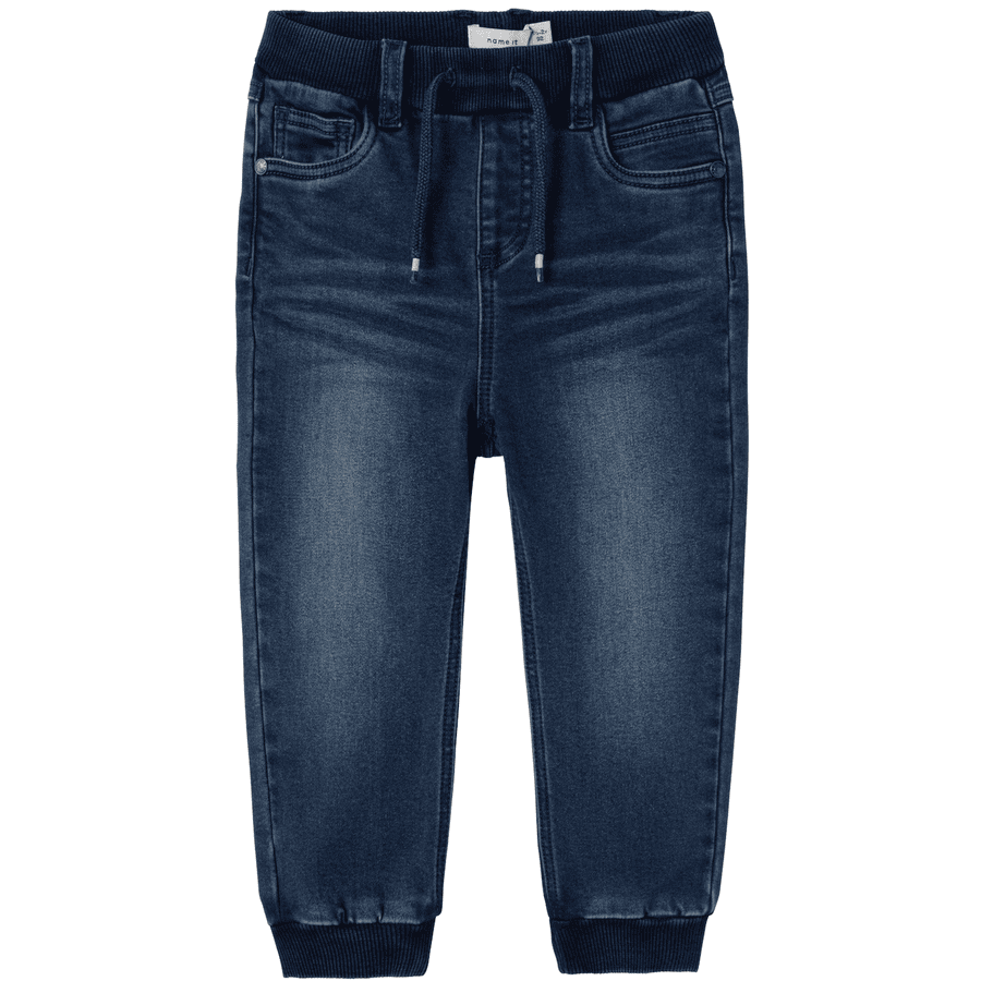 name it Baggy Fleece Jeans Nmmben Dark Blue Denim