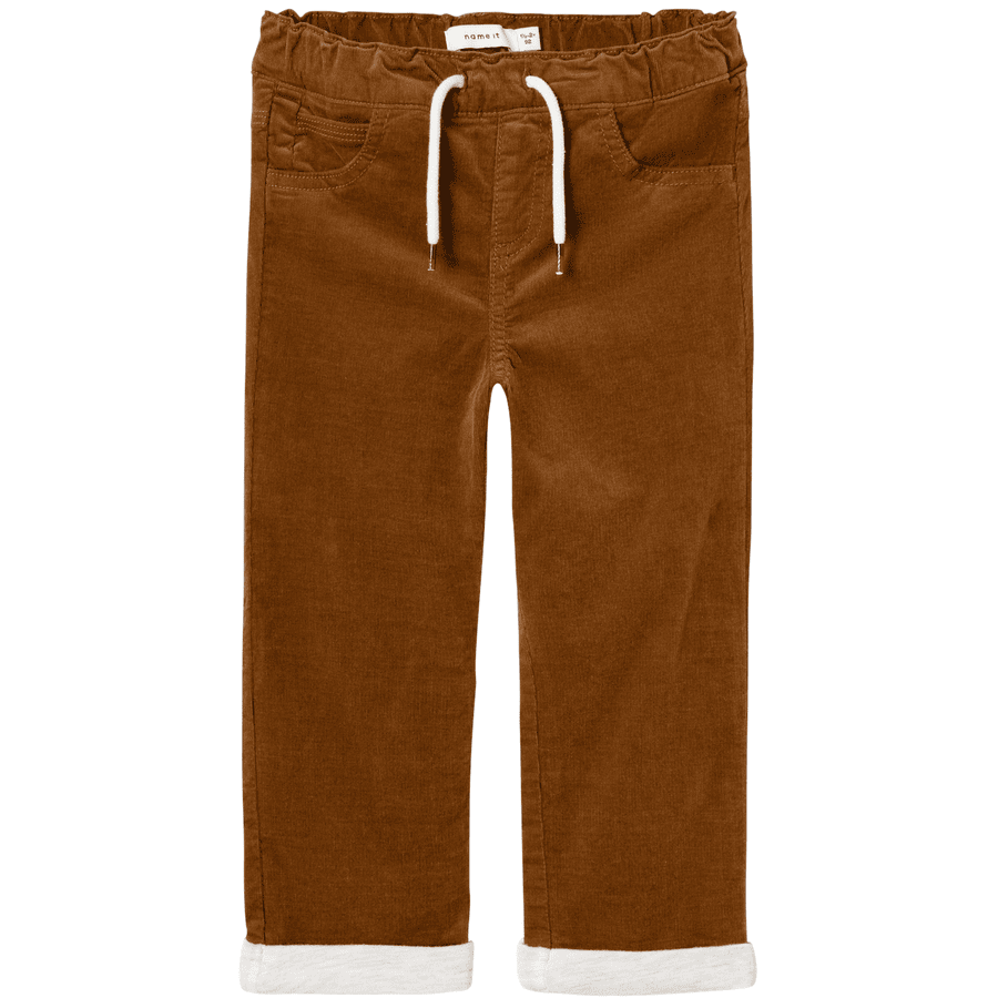 name it Corduroy broek Nmmben Rubber