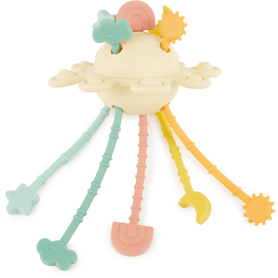 bieco Jouet d'activité Montessori planète banane silicone